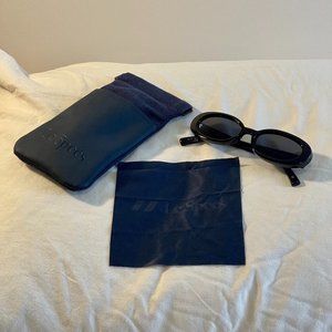 Le Specs Outta Love sunglasses in Black